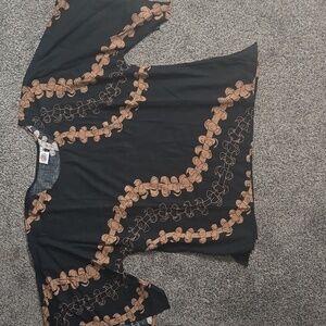 Black and Brown Women's Blouse